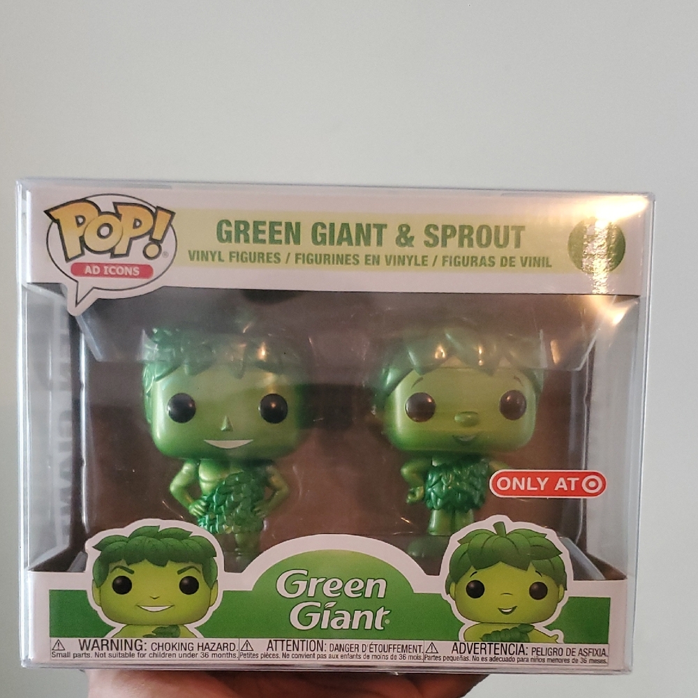Funko POP! Ad Icons 2 Pack Green Giant & Sprout Target Exclusive Vinyl Figure